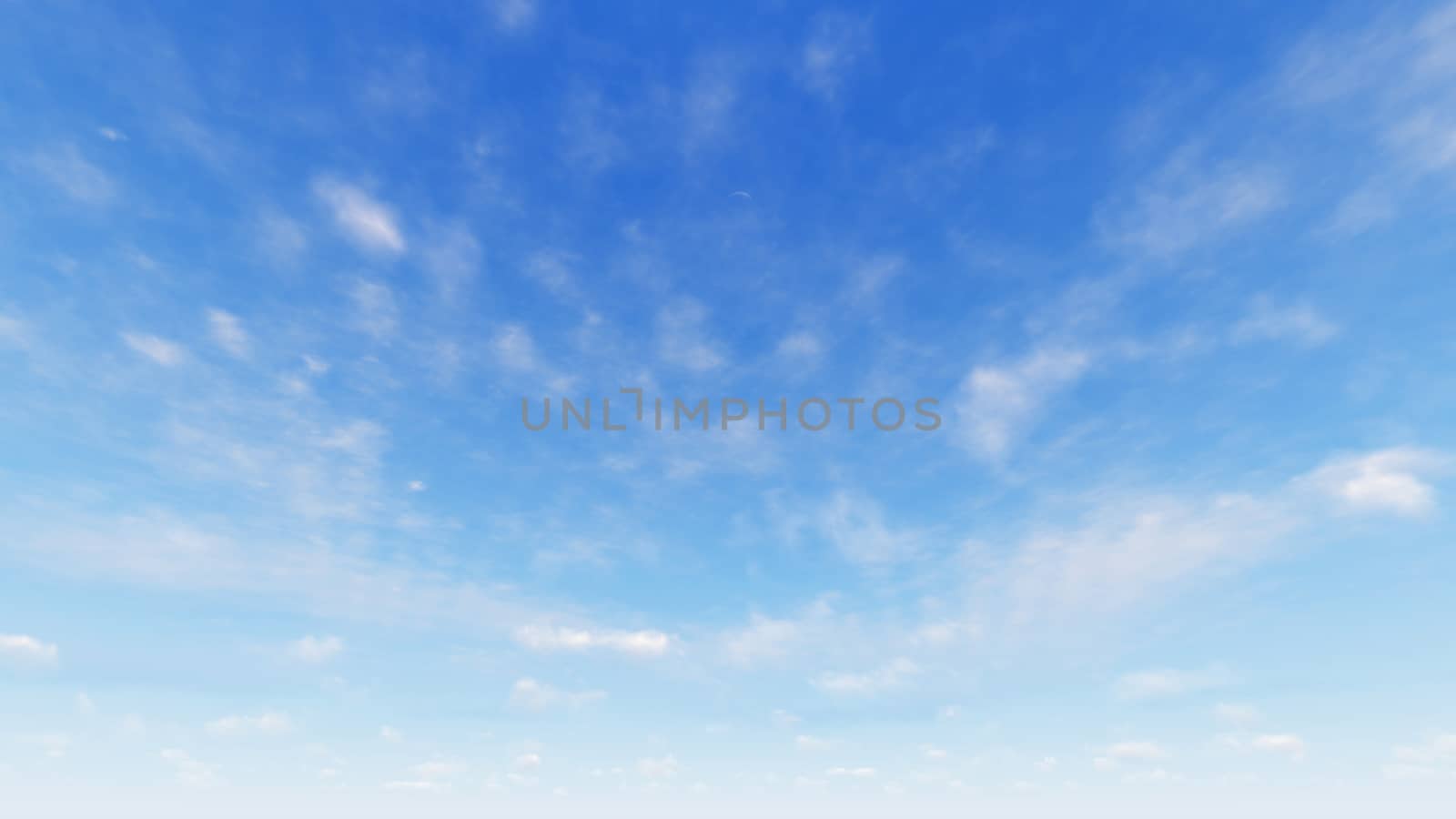 Cloudy blue sky abstract background, blue sky background with tiny clouds, 3d rendering

