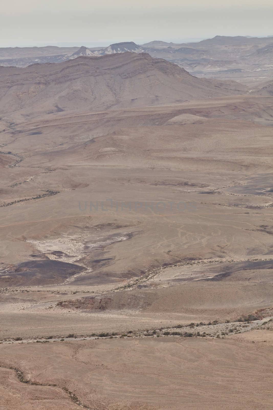 Maktesh Ramon place in the Negev desert, Israel