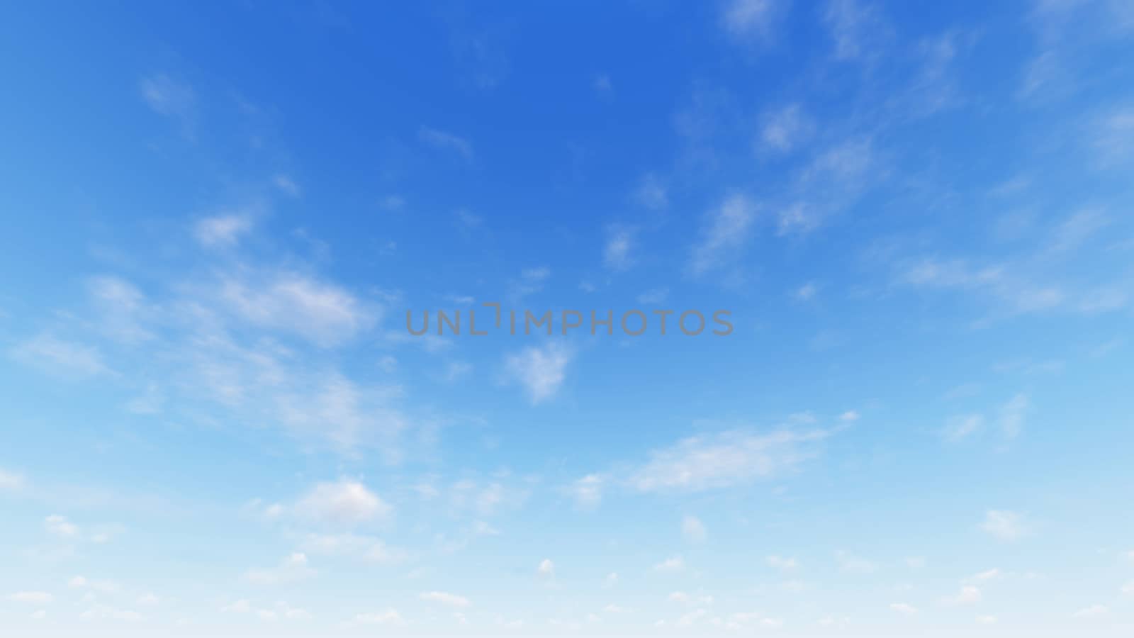 Cloudy blue sky abstract background, blue sky background with tiny clouds, 3d rendering

