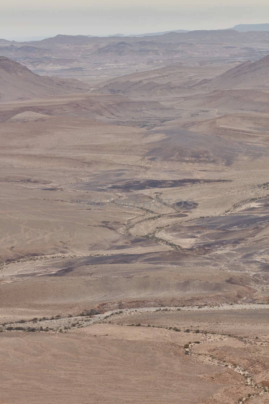 Maktesh Ramon place in the Negev desert, Israel