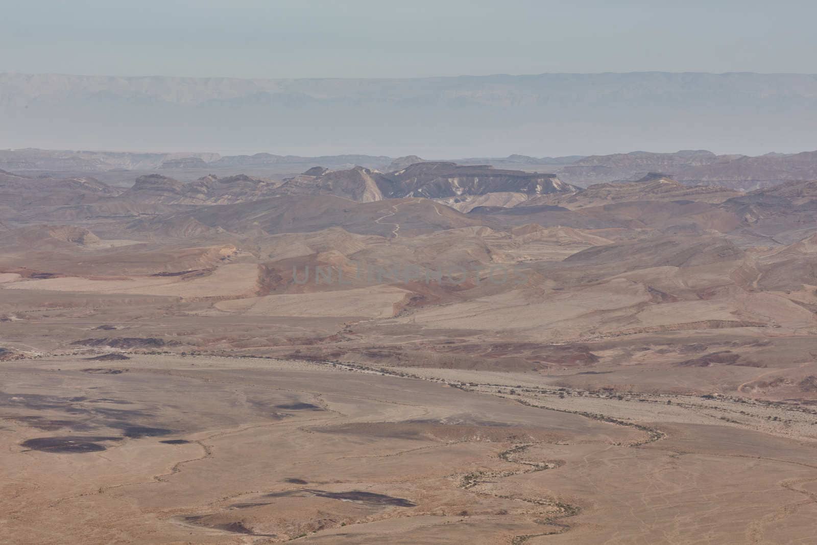 Maktesh Ramon place in the Negev desert, Israel