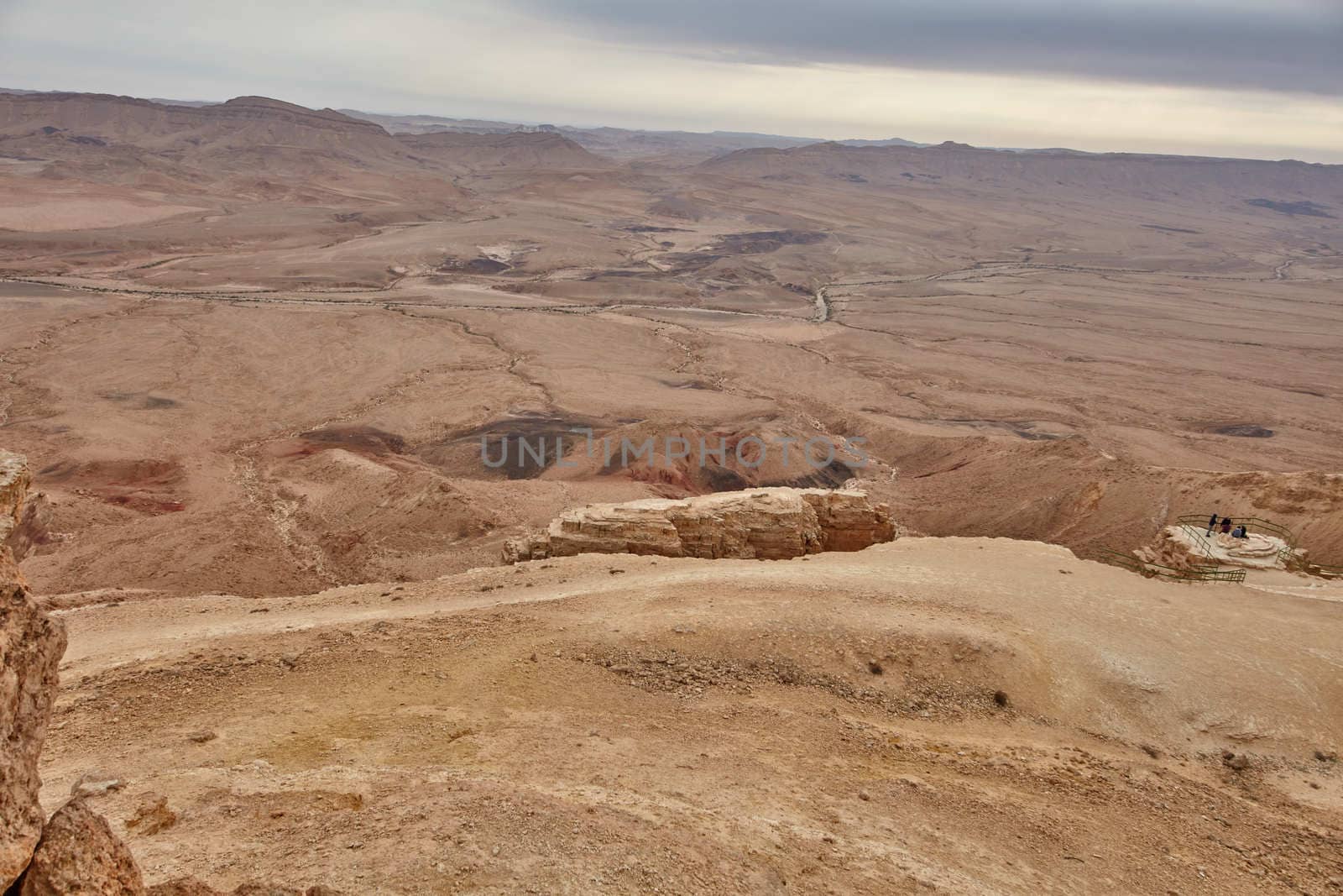 Maktesh Ramon place in the Negev desert, Israel