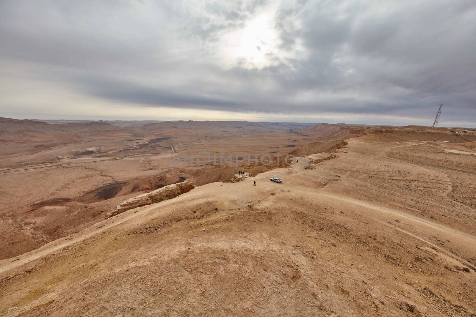 Maktesh Ramon place in the Negev desert, Israel