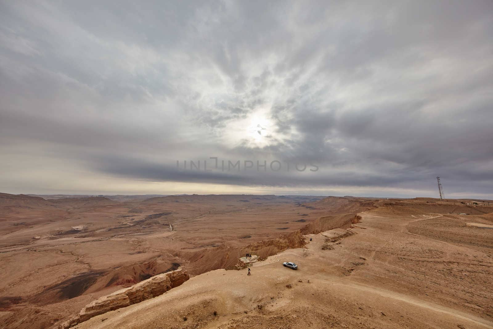 Maktesh Ramon place in the Negev desert, Israel