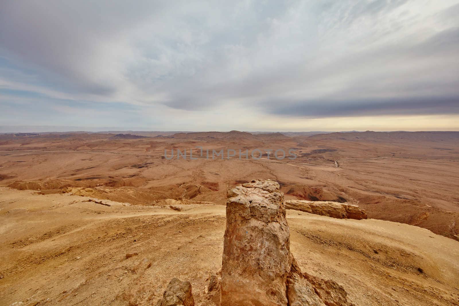 Maktesh Ramon place in the Negev desert, Israel