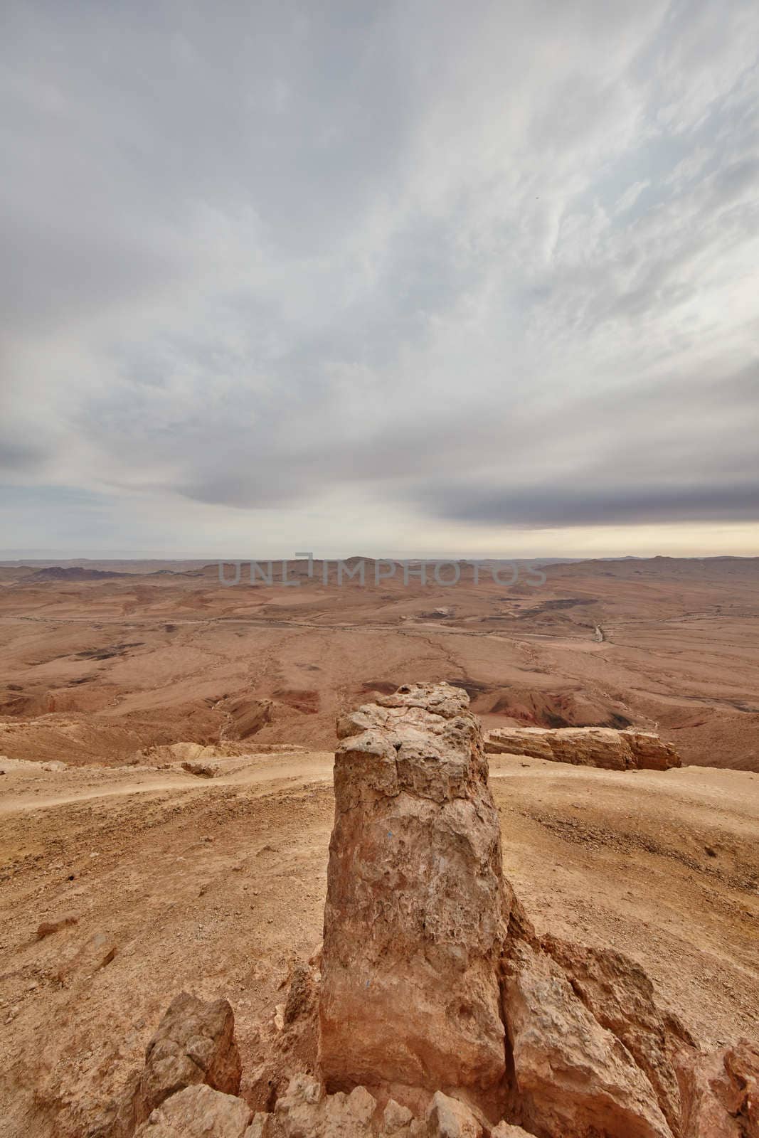 Maktesh Ramon place in the Negev desert, Israel
