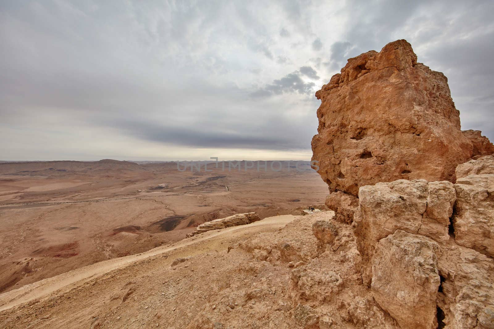 Maktesh Ramon place in the Negev desert, Israel