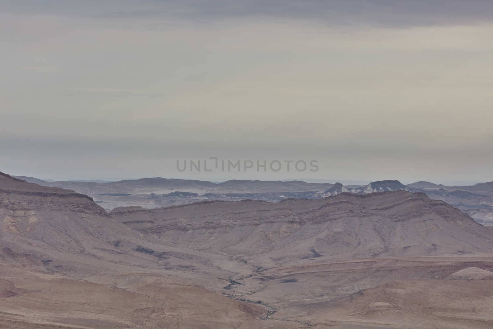 Maktesh Ramon place in the Negev desert, Israel