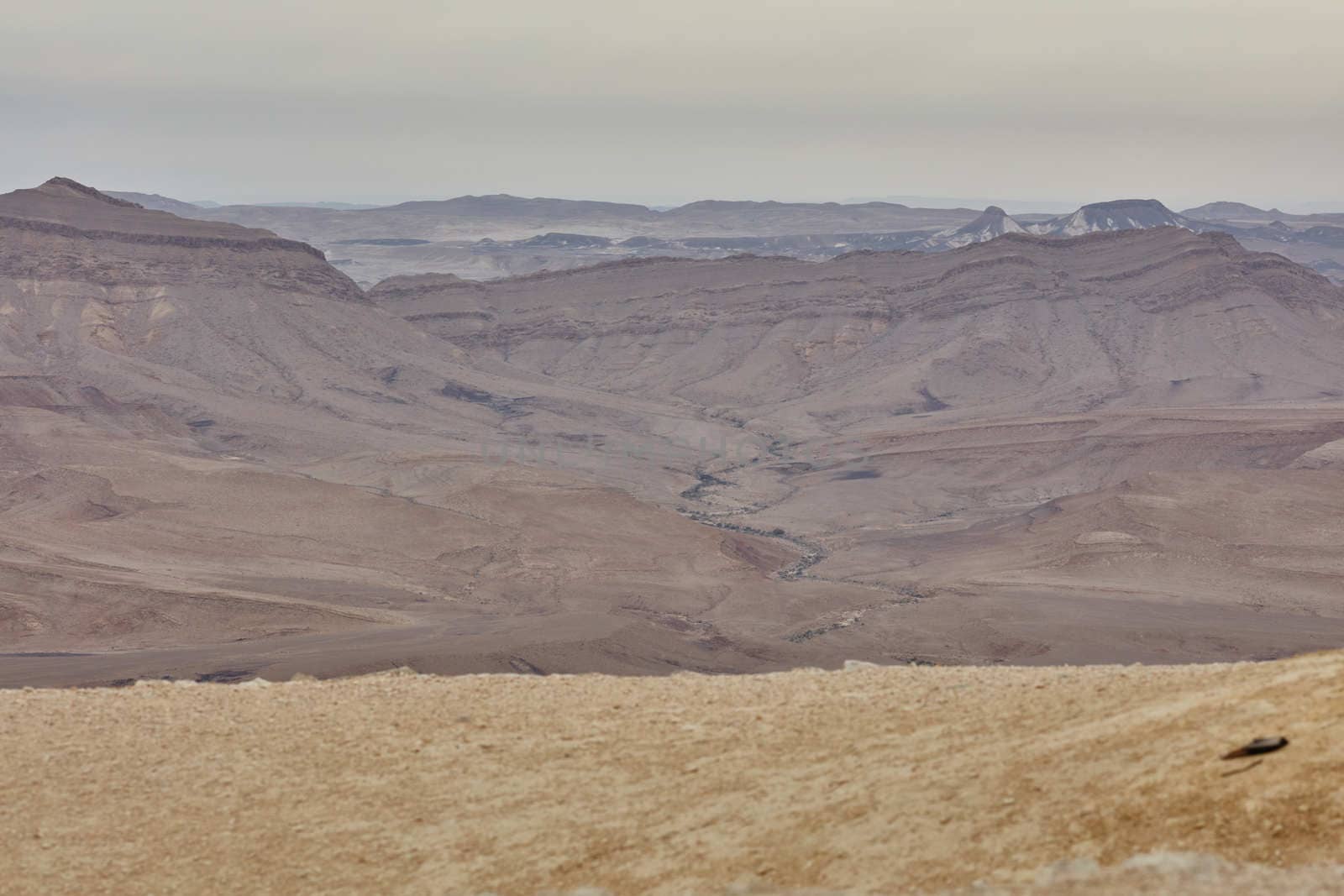 Maktesh Ramon place in the Negev desert, Israel