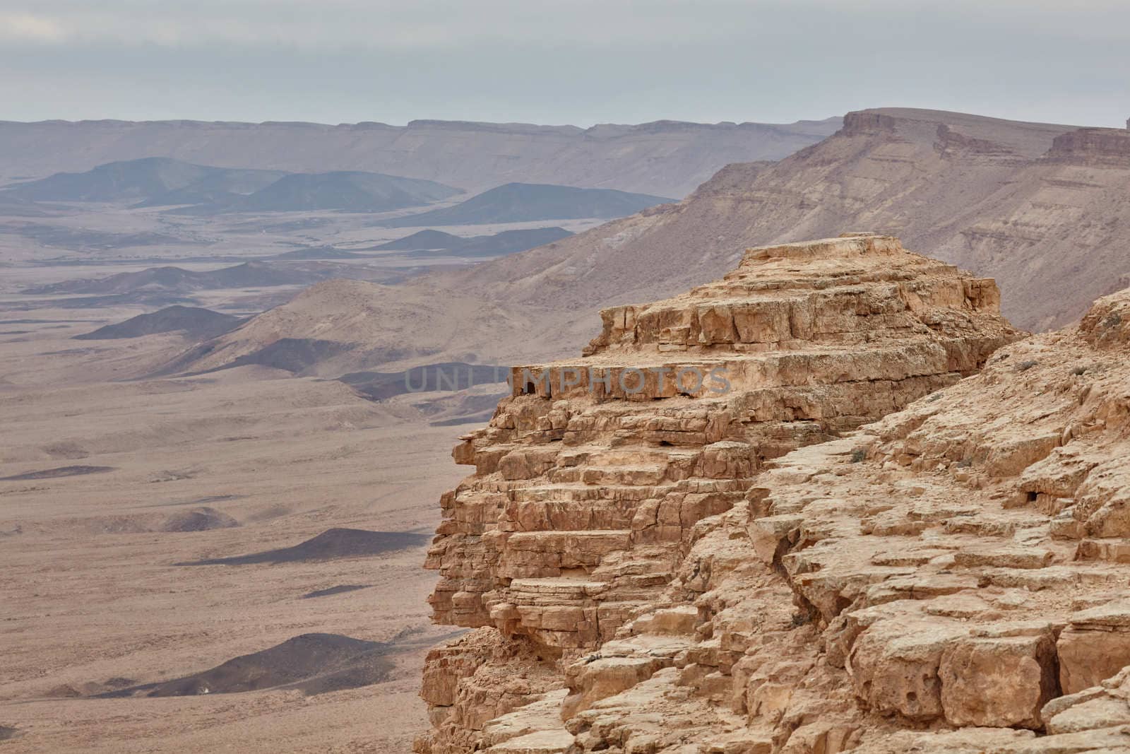 Maktesh Ramon place in the Negev desert, Israel