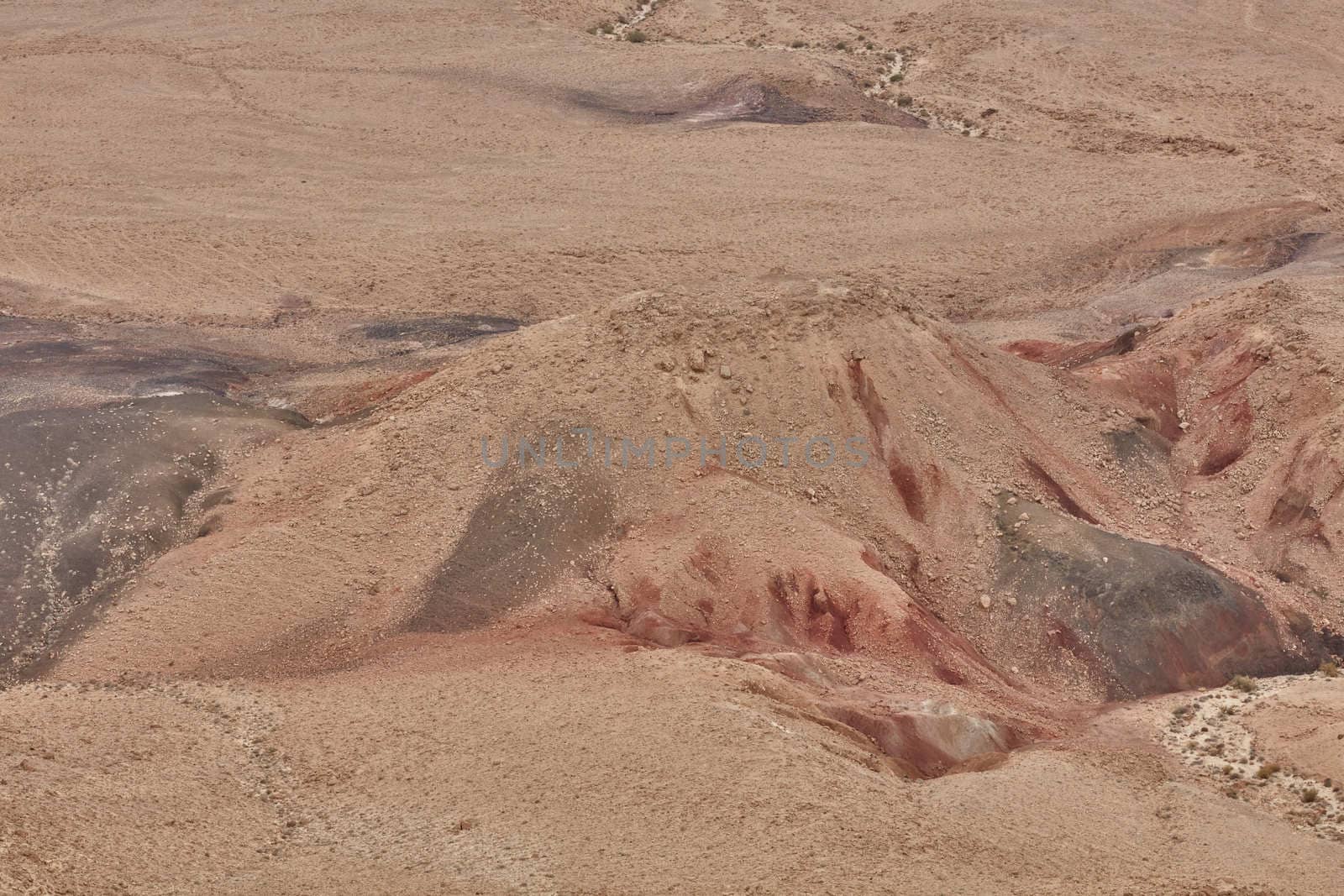 Maktesh Ramon place in the Negev desert, Israel