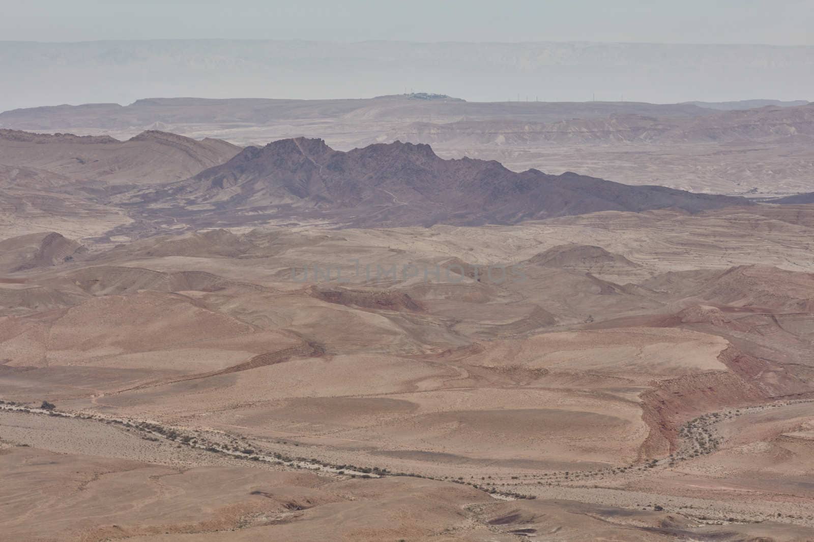 Maktesh Ramon place in the Negev desert, Israel