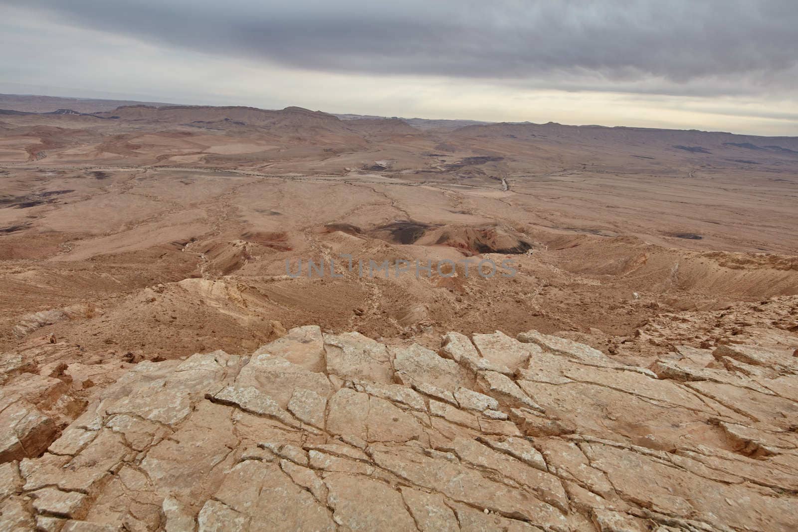 Maktesh Ramon place in the Negev desert, Israel
