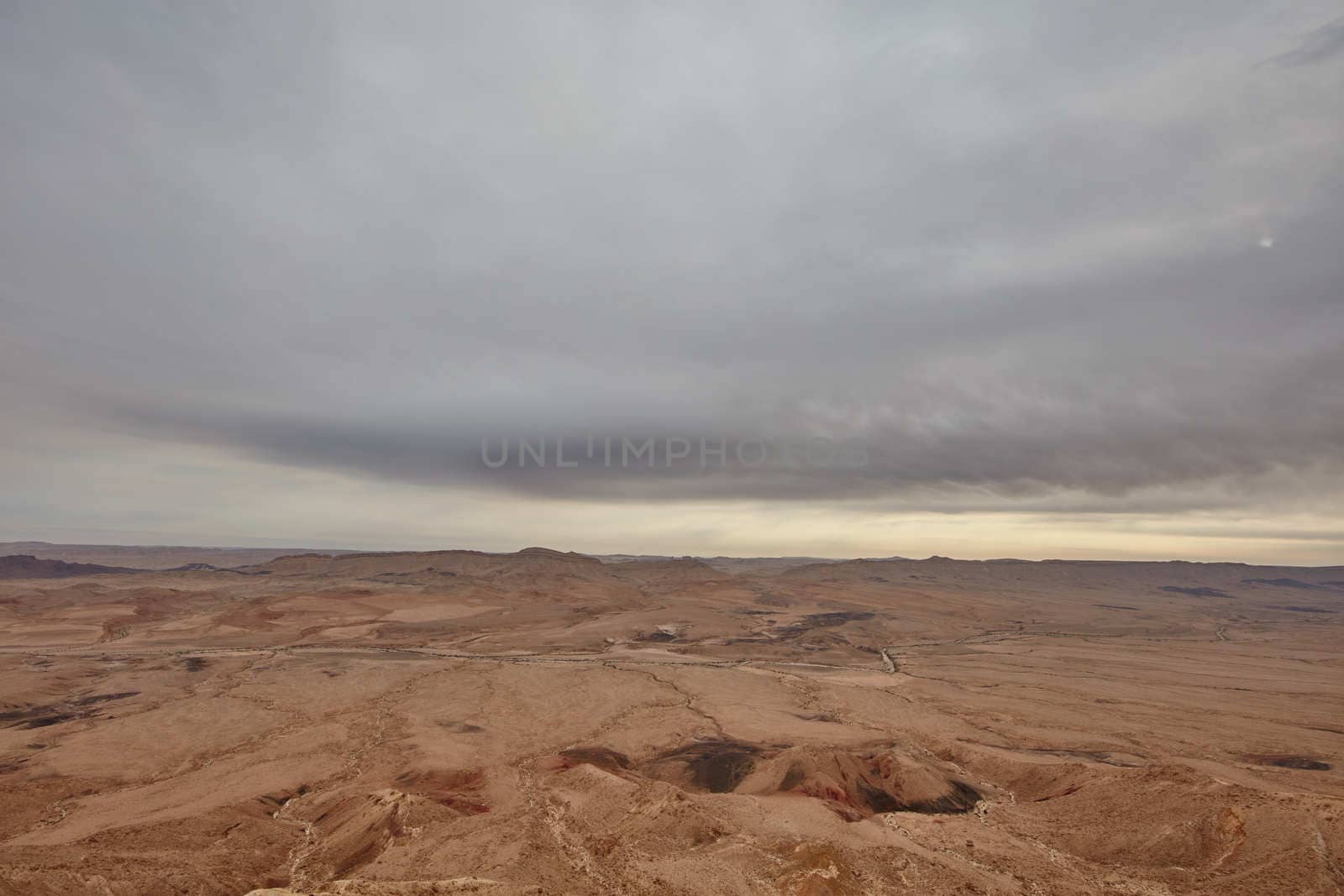 Maktesh Ramon place in the Negev desert, Israel