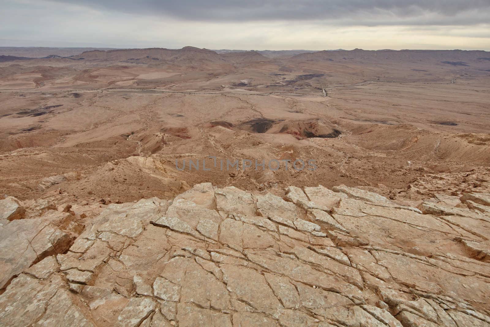 Maktesh Ramon place in the Negev desert, Israel