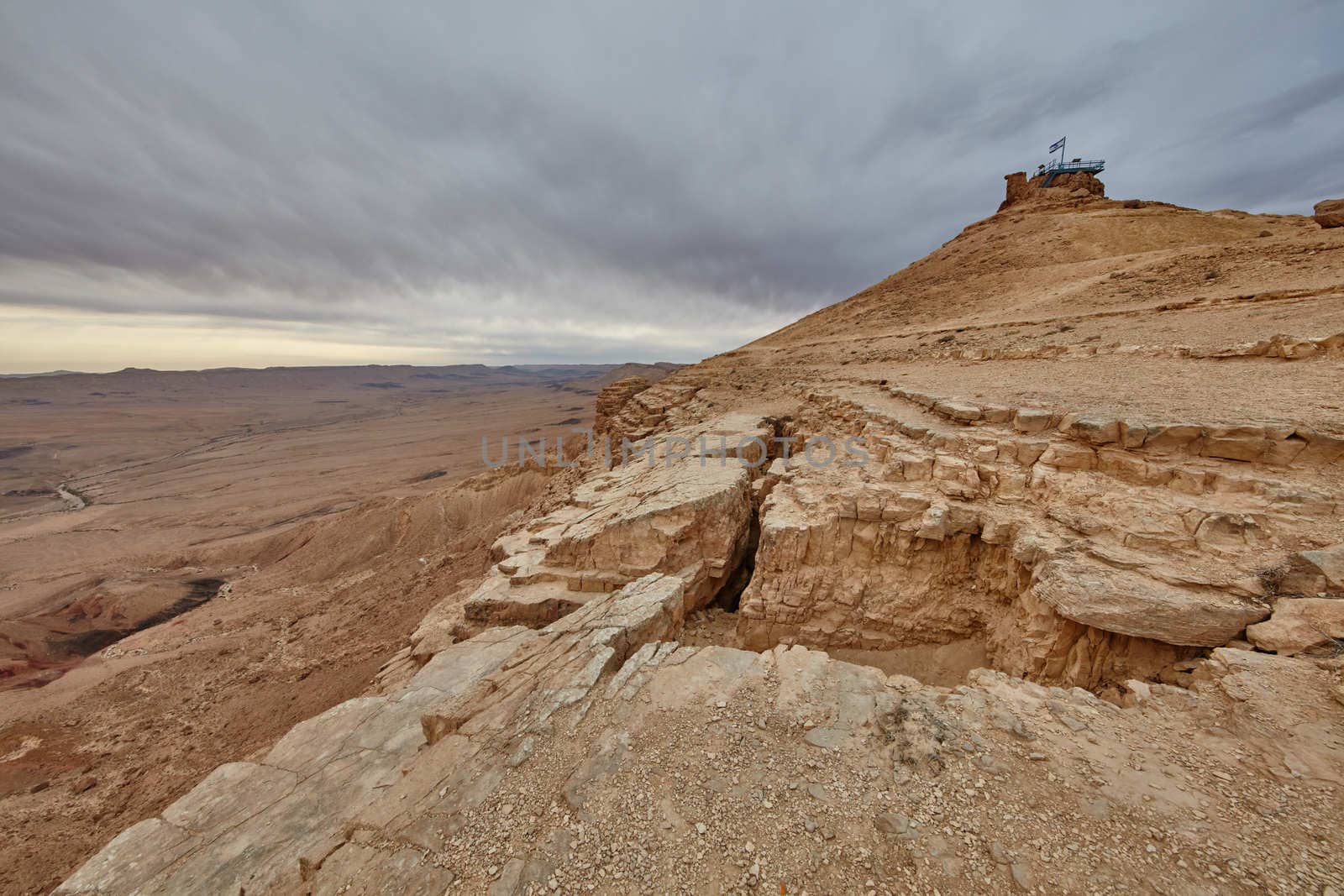 Maktesh Ramon place in the Negev desert, Israel