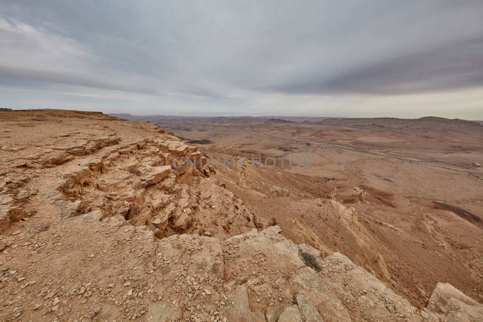 Maktesh Ramon place in the Negev desert, Israel