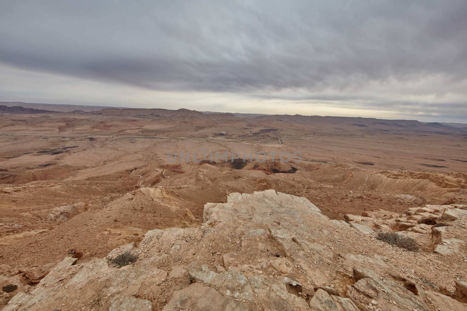 Maktesh Ramon place in the Negev desert, Israel