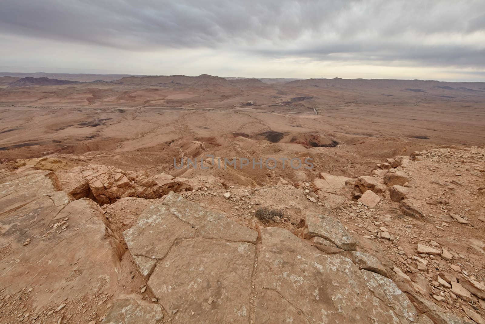 Maktesh Ramon place in the Negev desert, Israel