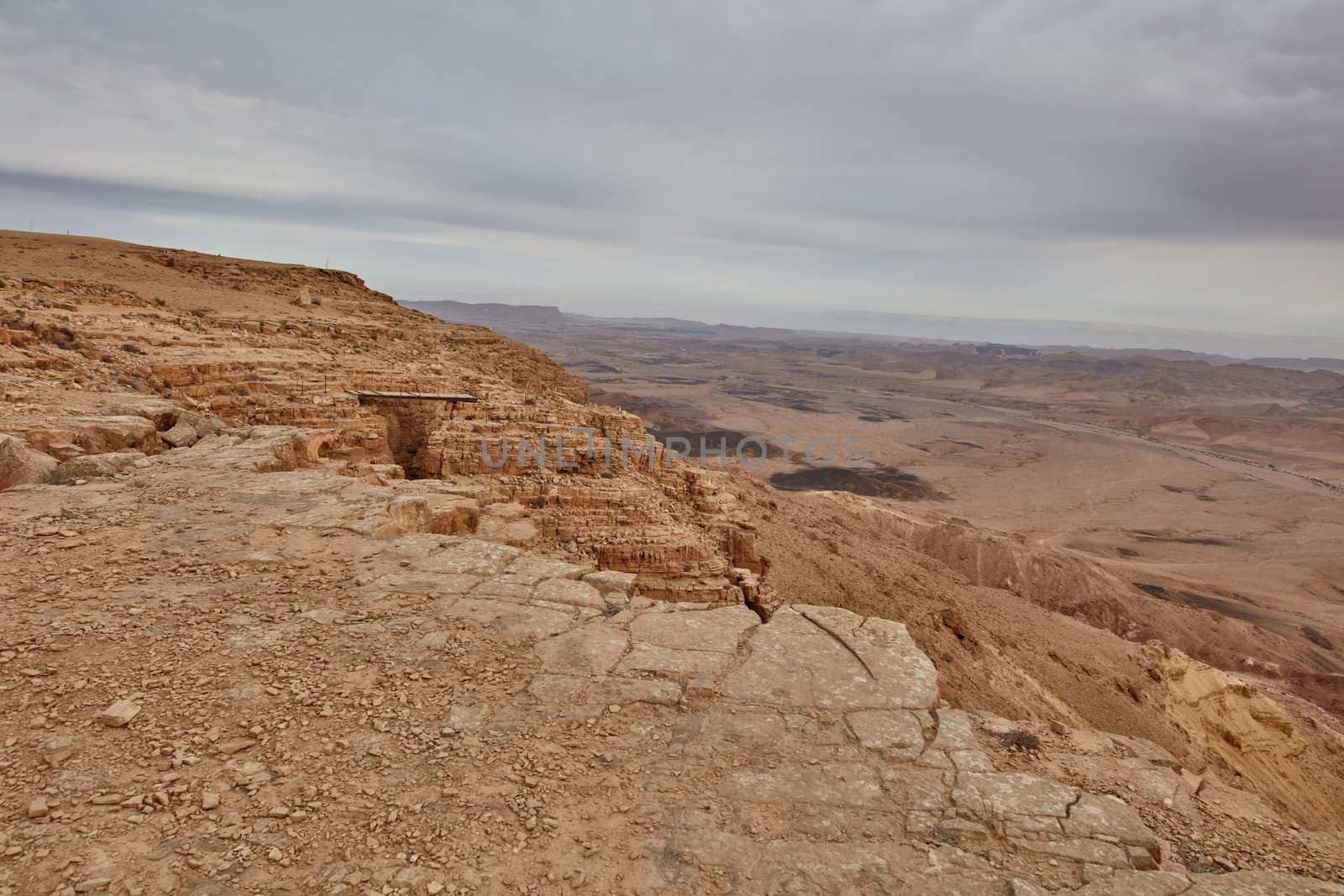 Maktesh Ramon place in the Negev desert, Israel