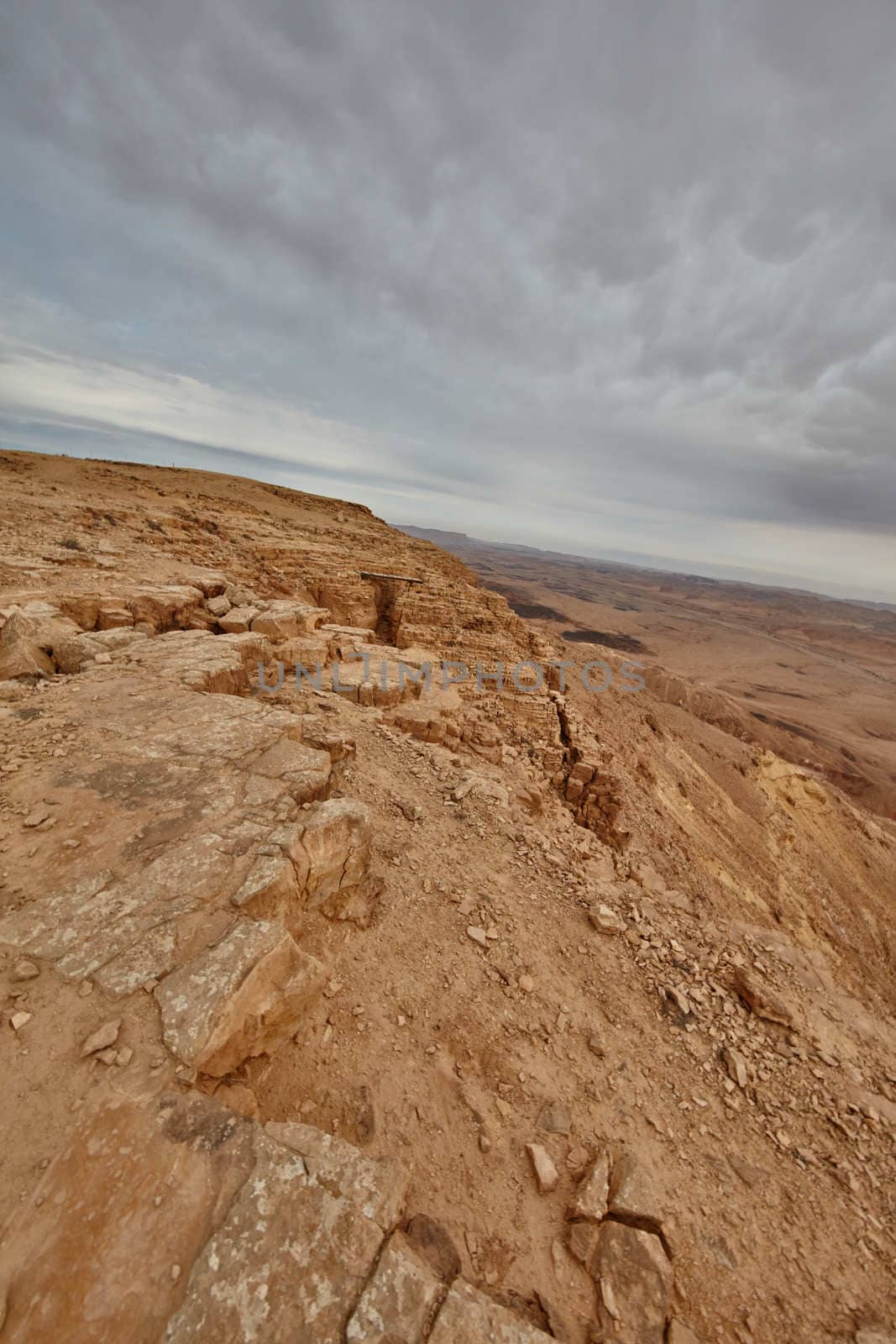 Maktesh Ramon place in the Negev desert, Israel