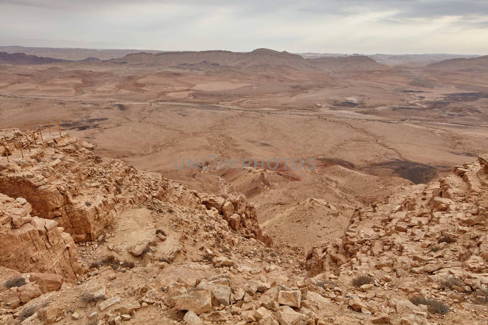 Maktesh Ramon place in the Negev desert, Israel