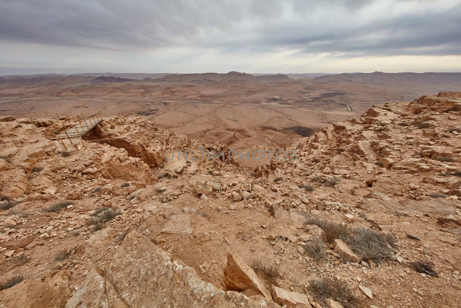 Maktesh Ramon place in the Negev desert, Israel