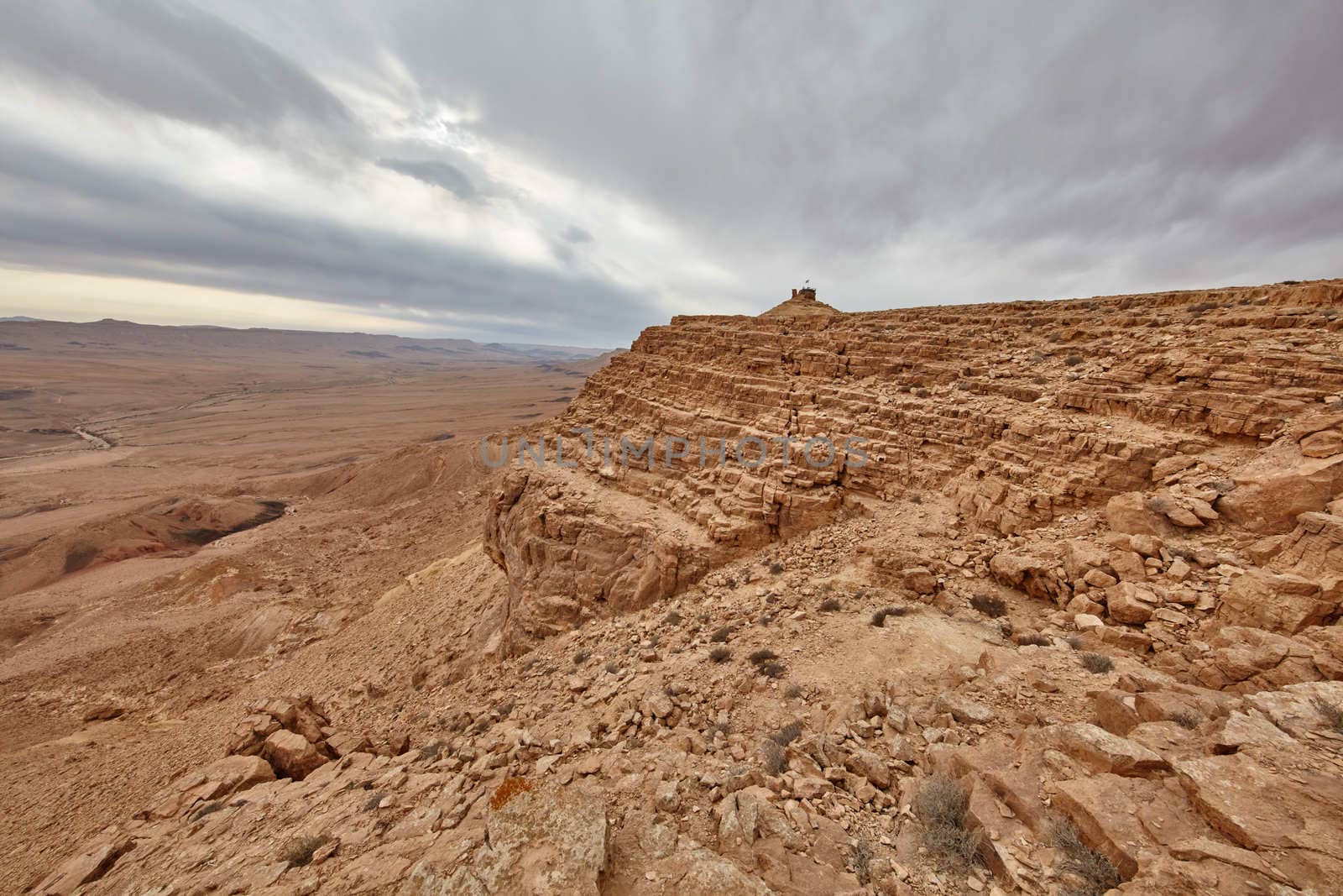 Maktesh Ramon place in the Negev desert, Israel