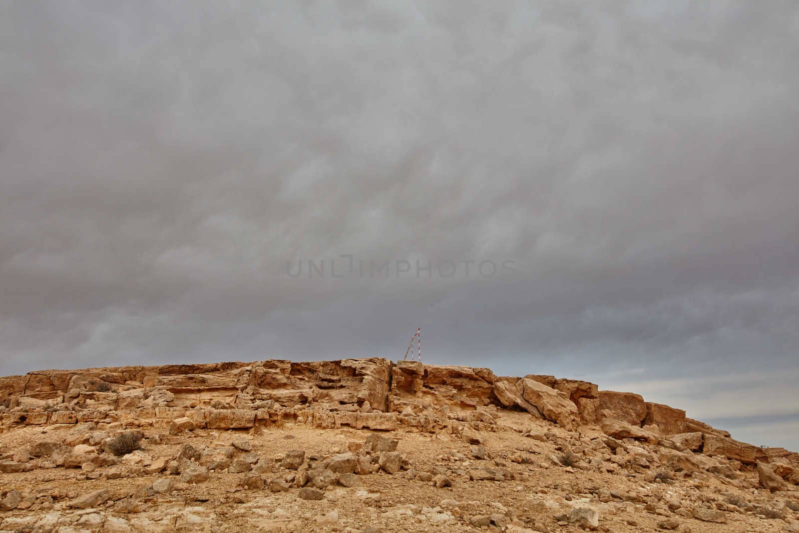 Maktesh Ramon place in the Negev desert, Israel