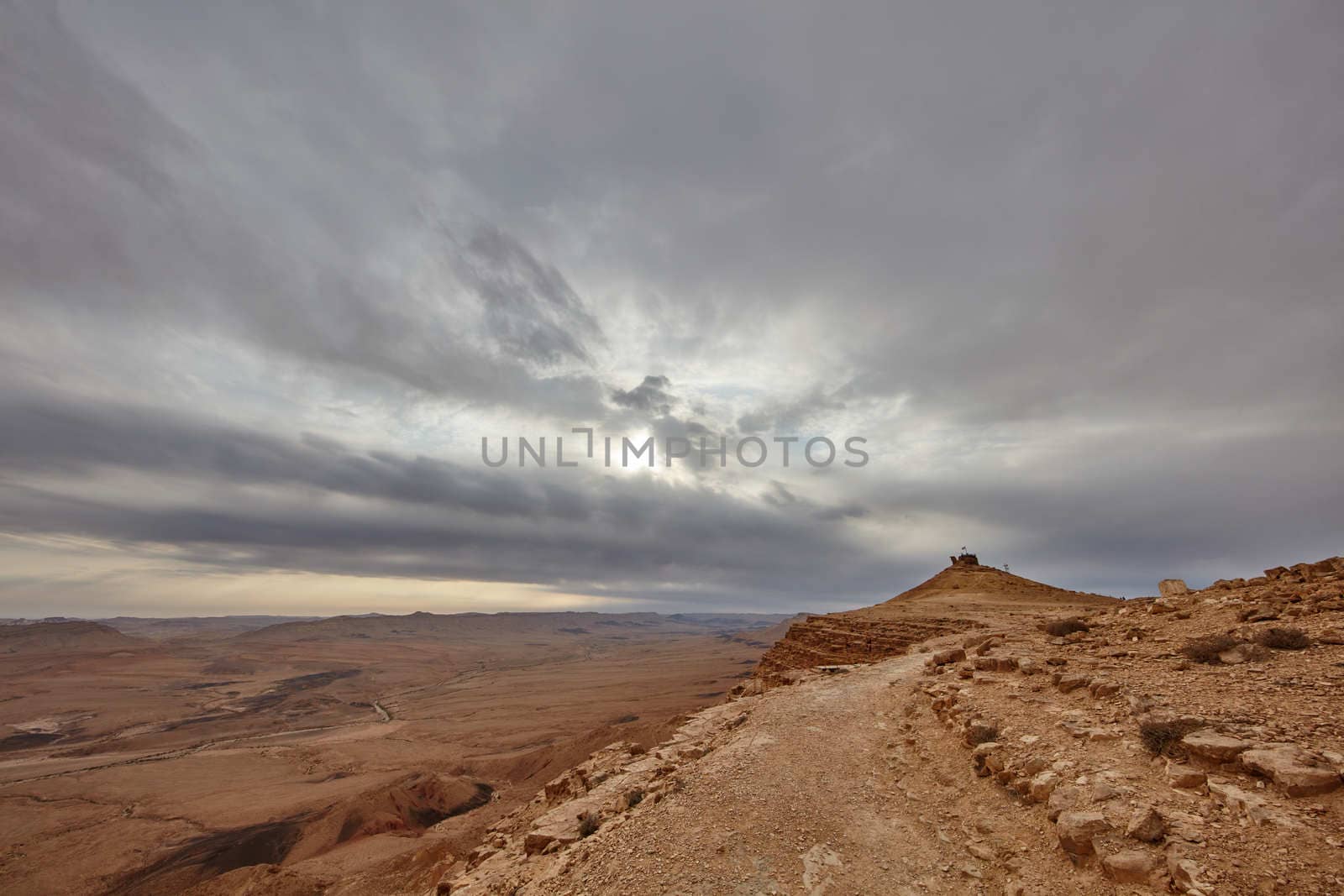Maktesh Ramon place in the Negev desert, Israel