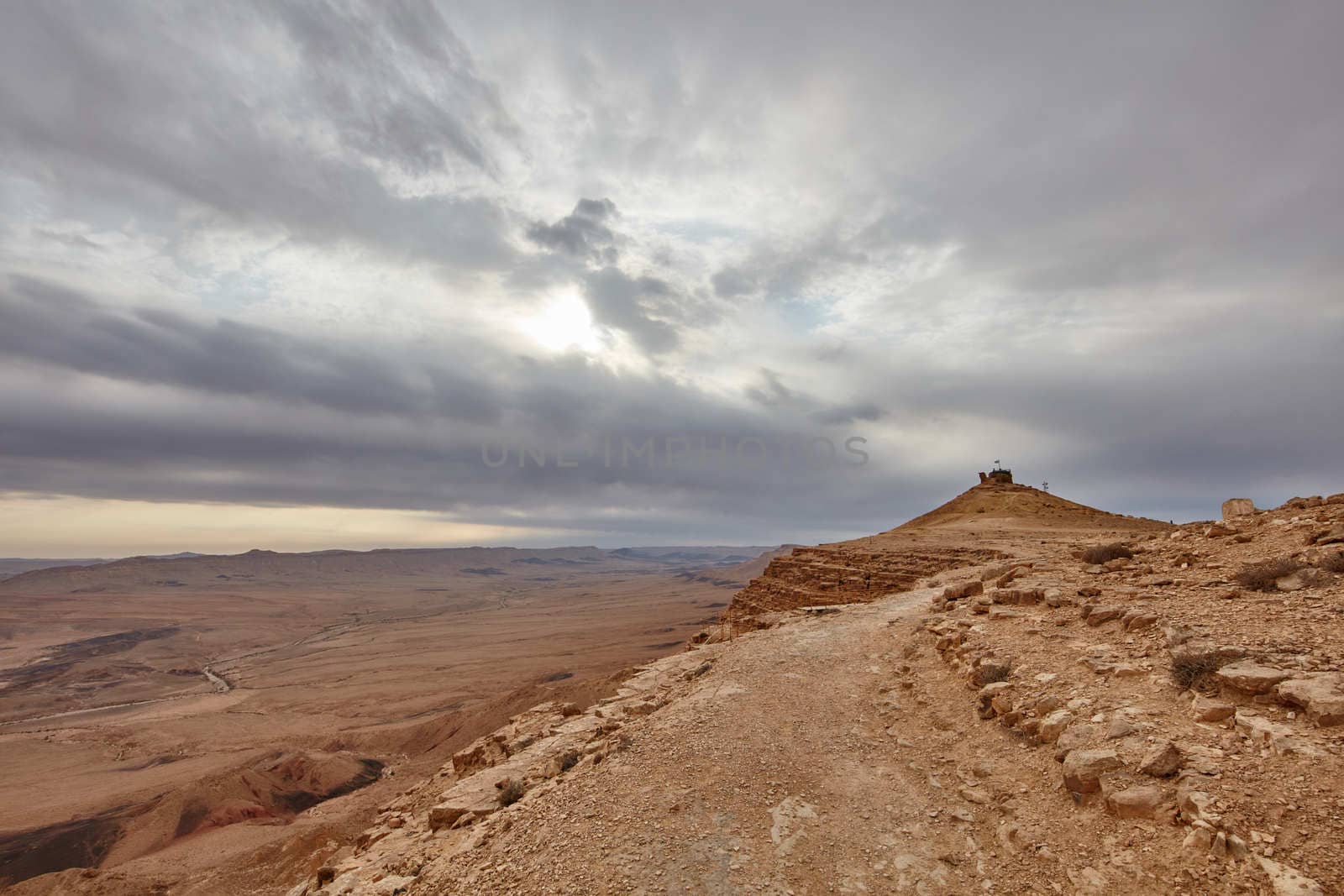 Maktesh Ramon place in the Negev desert, Israel