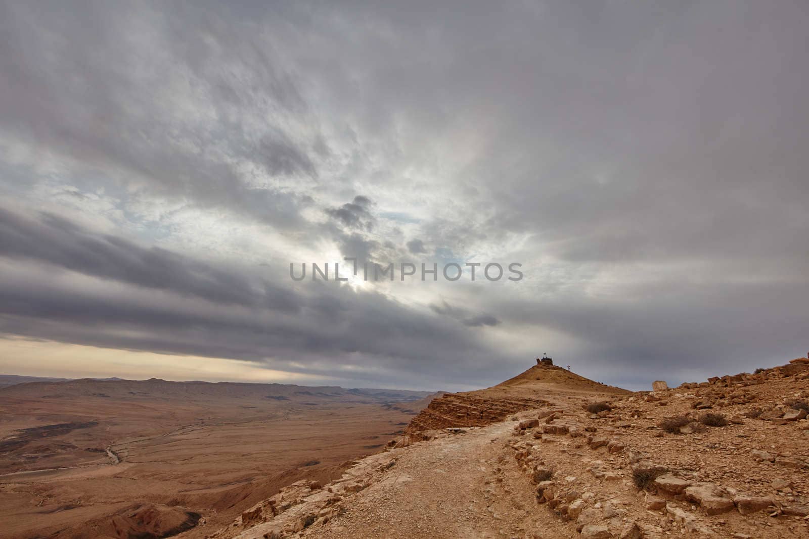 Maktesh Ramon place in the Negev desert, Israel