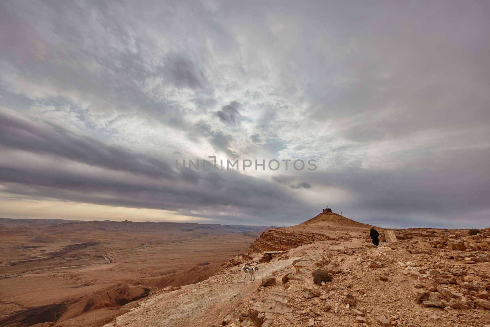 Maktesh Ramon place in the Negev desert, Israel