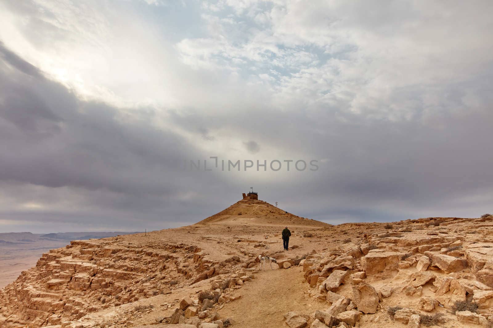 Maktesh Ramon place in the Negev desert, Israel