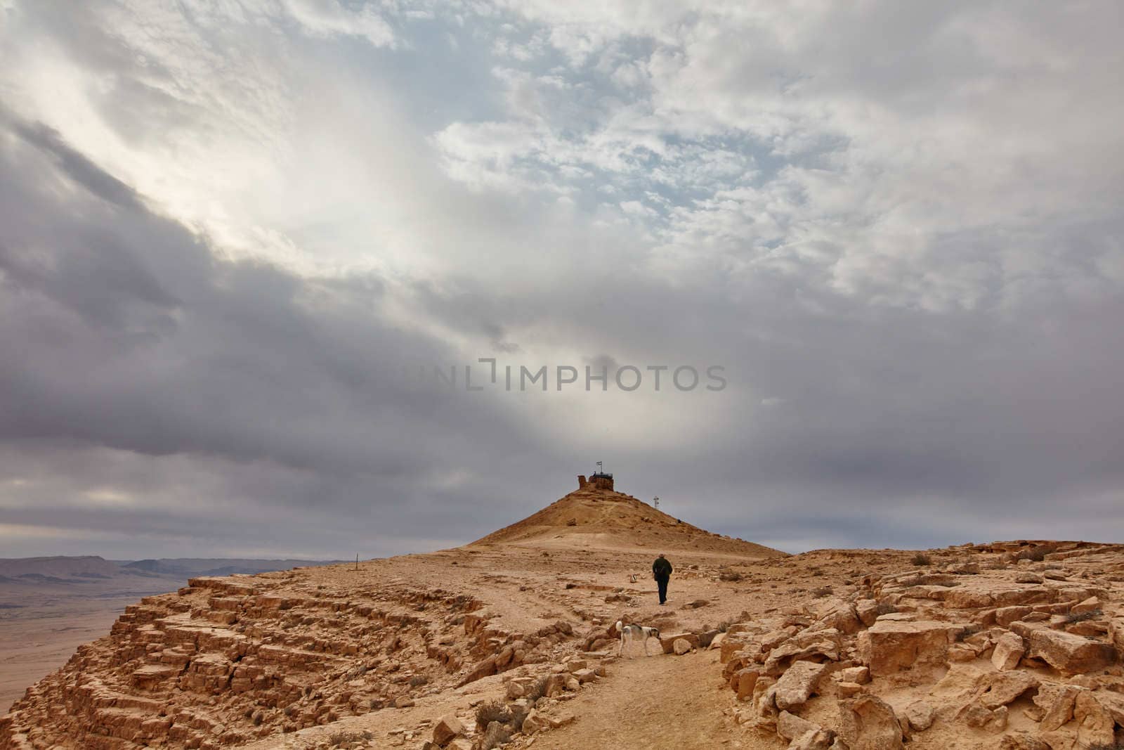 Maktesh Ramon place in the Negev desert, Israel