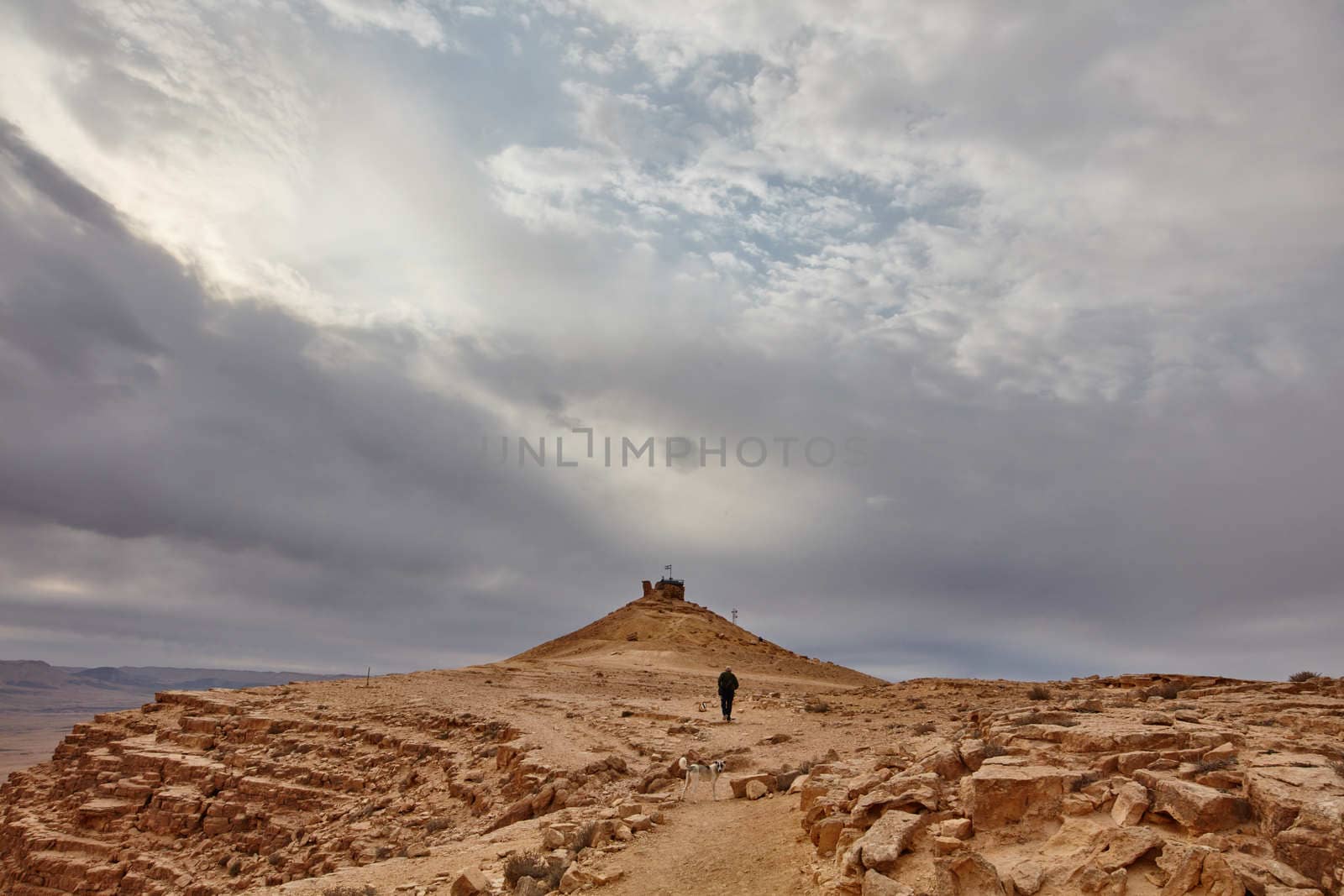 Maktesh Ramon place in the Negev desert, Israel