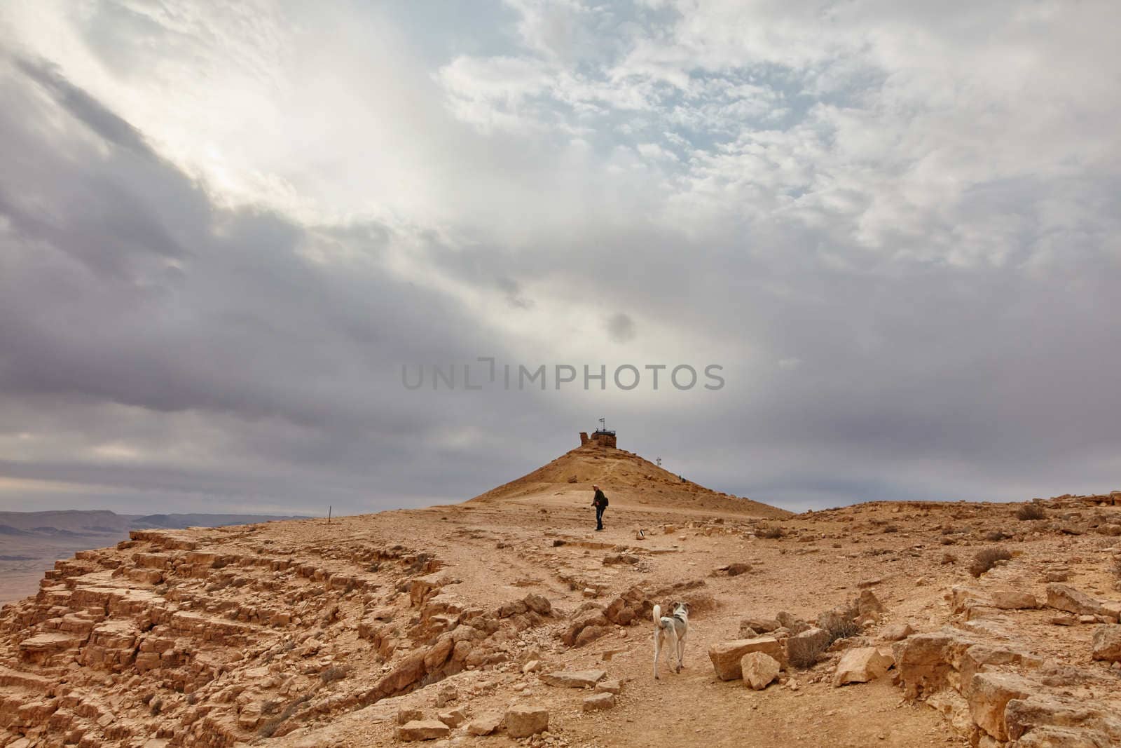 Maktesh Ramon place in the Negev desert, Israel