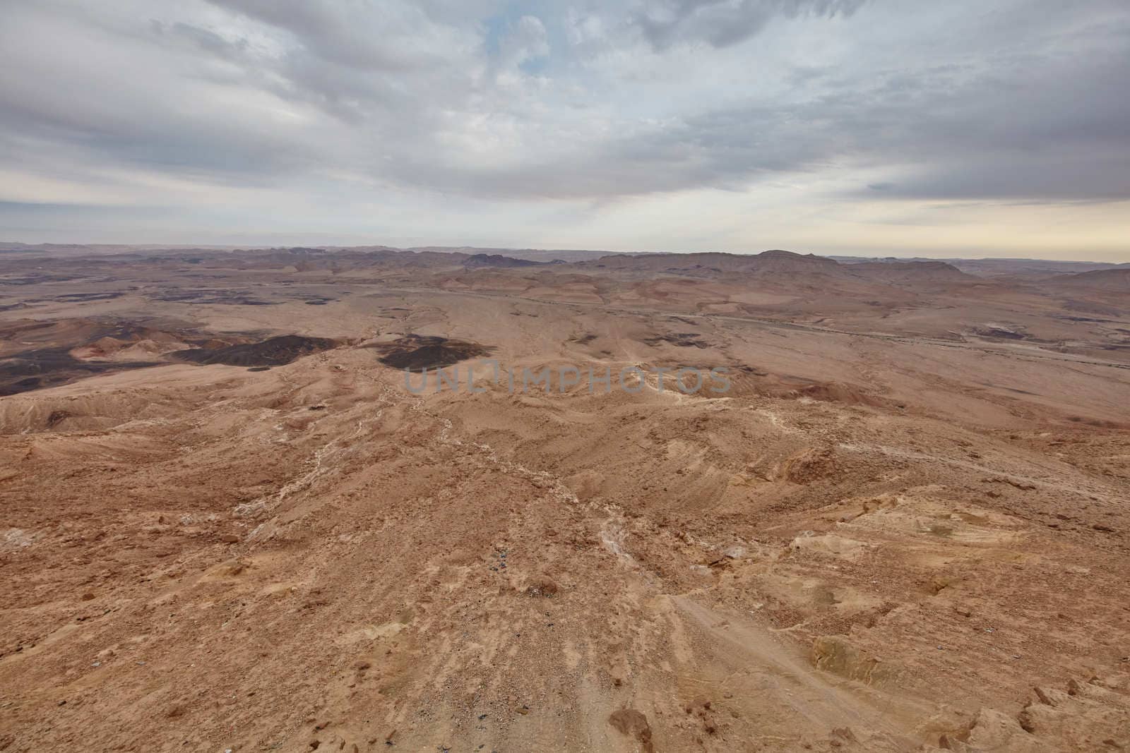 Maktesh Ramon place in the Negev desert, Israel