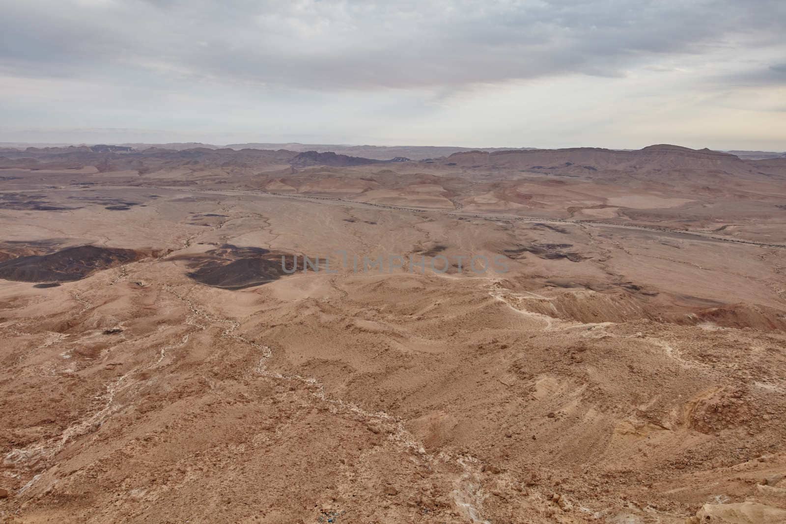 Maktesh Ramon place in the Negev desert, Israel