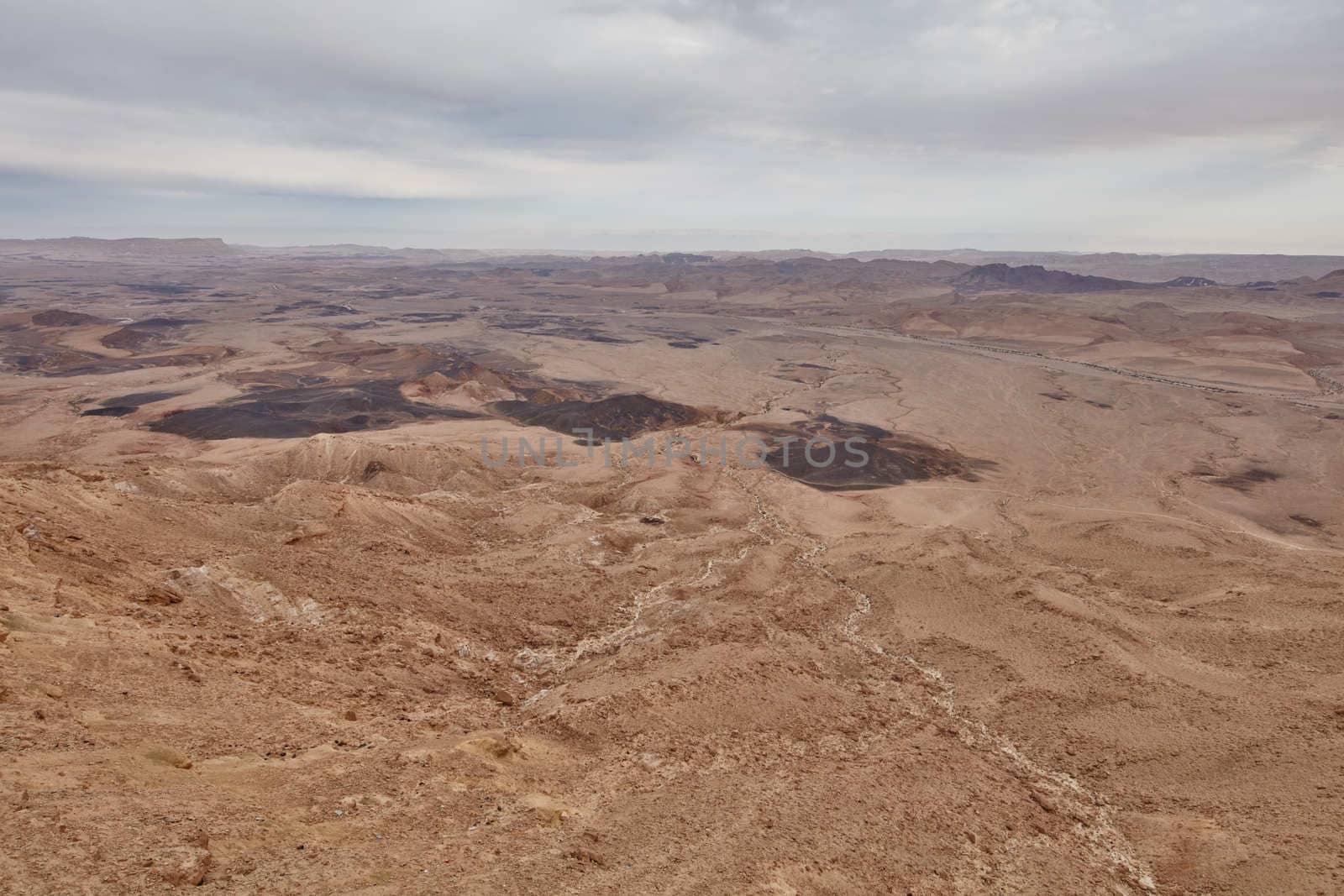 Maktesh Ramon place in the Negev desert, Israel