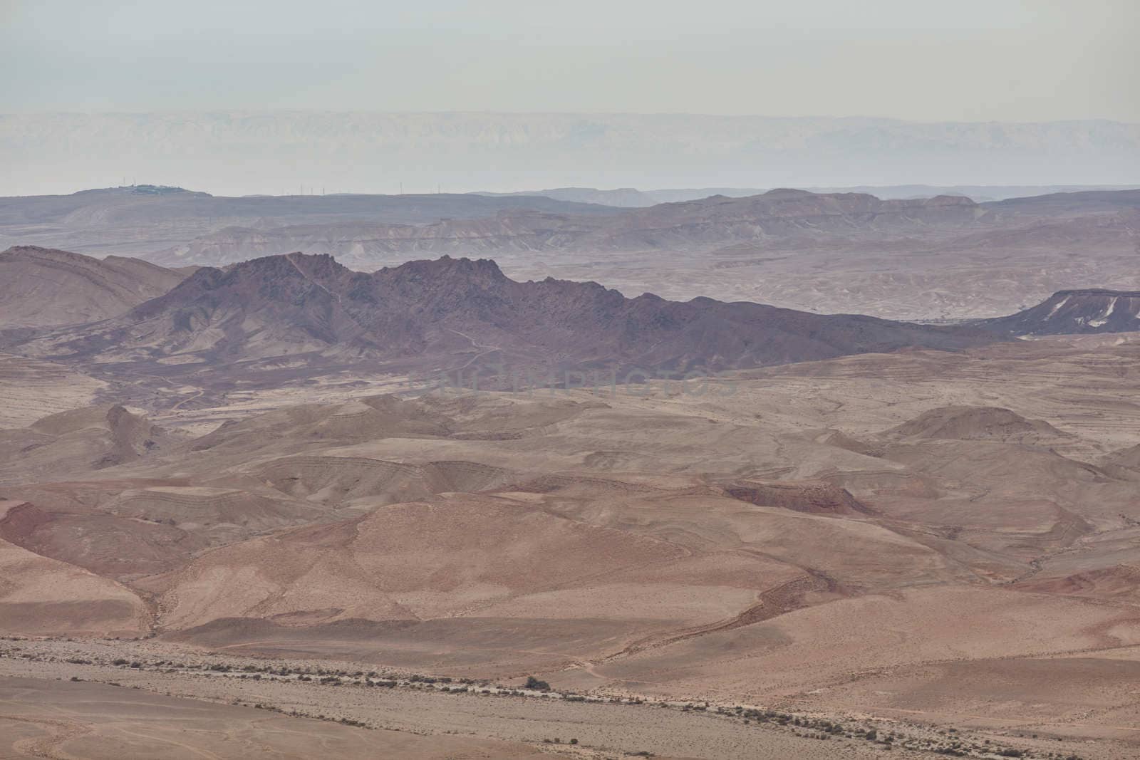 Maktesh Ramon place in the Negev desert, Israel
