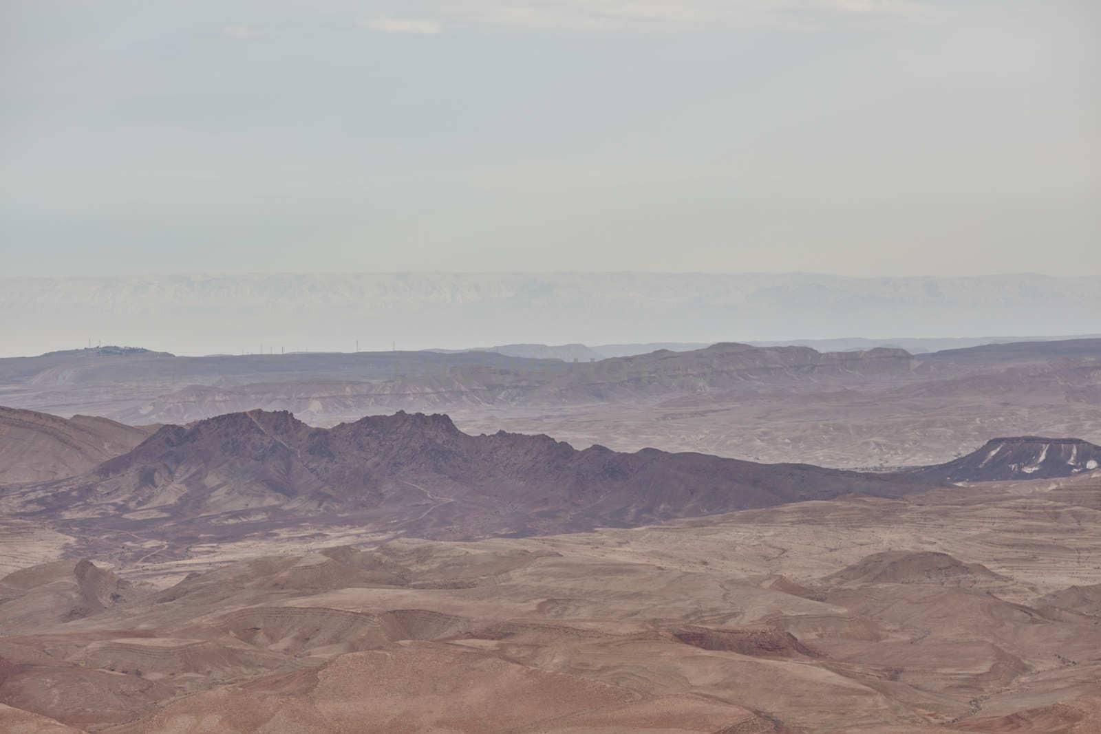Maktesh Ramon place in the Negev desert, Israel
