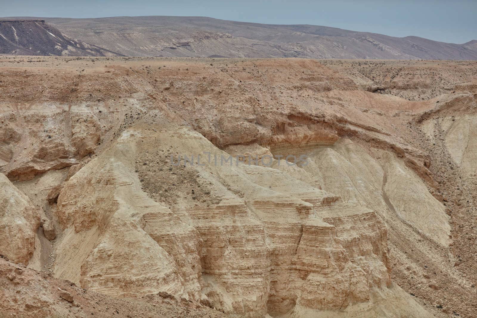 Maktesh Ramon place in the Negev desert, Israel