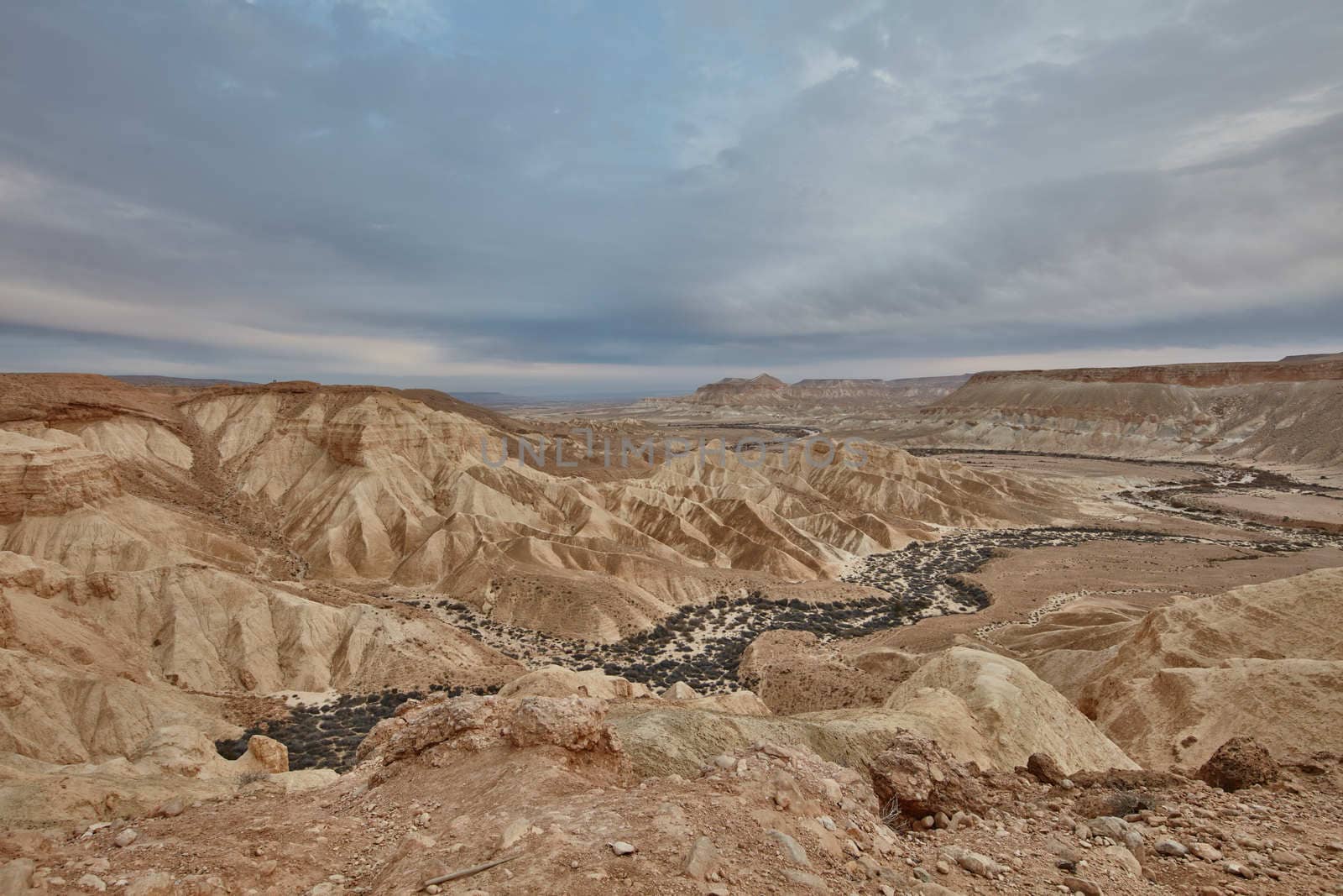 Maktesh Ramon place in the Negev desert, Israel