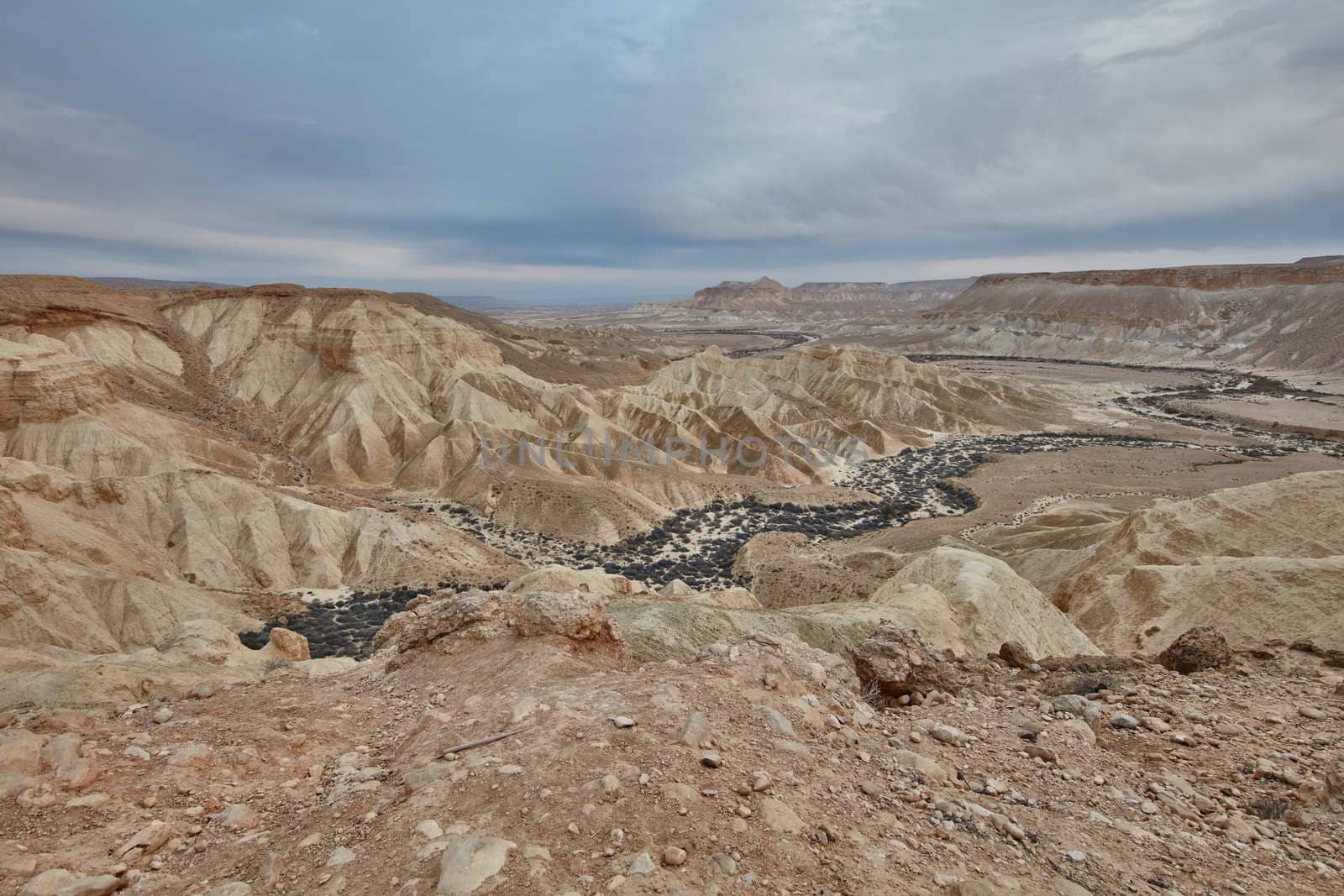 Maktesh Ramon place in the Negev desert, Israel