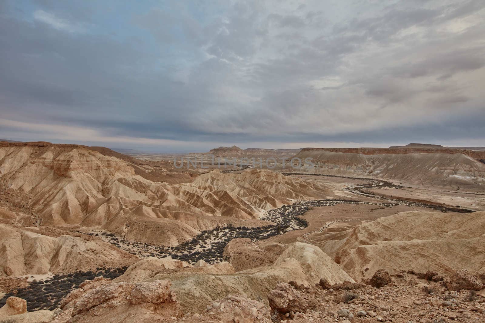 Maktesh Ramon place in the Negev desert, Israel