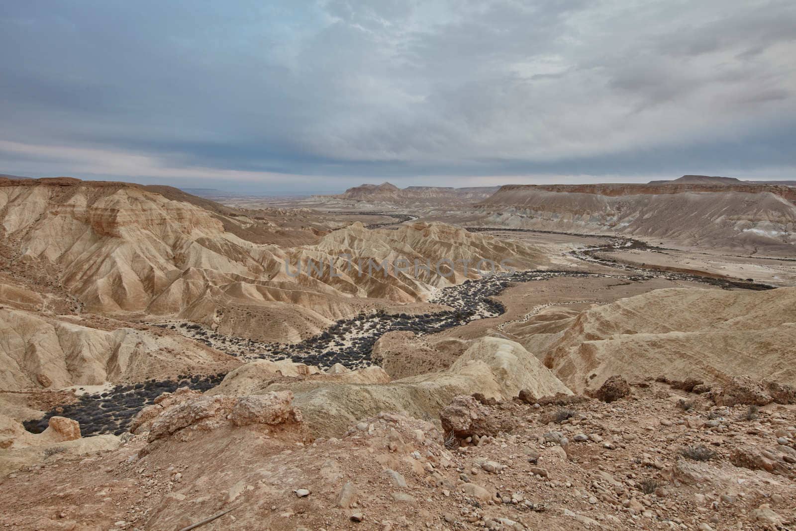 Maktesh Ramon place in the Negev desert, Israel