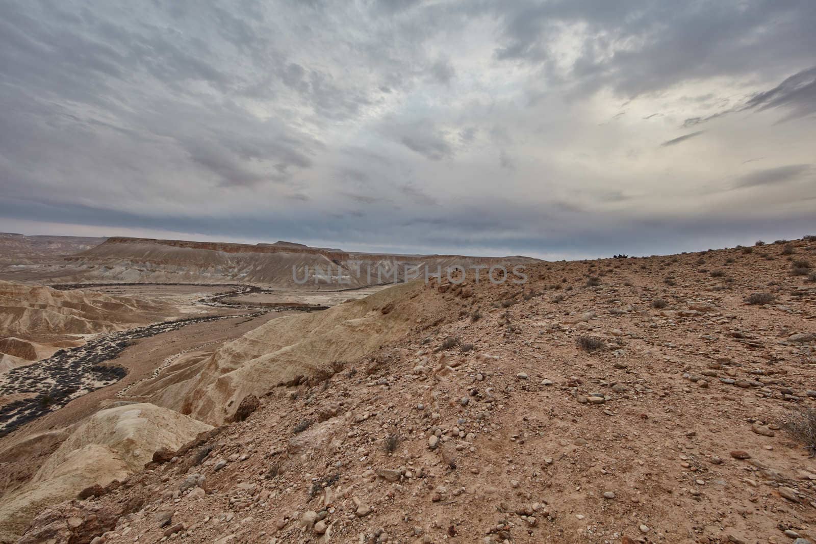Maktesh Ramon place in the Negev desert, Israel