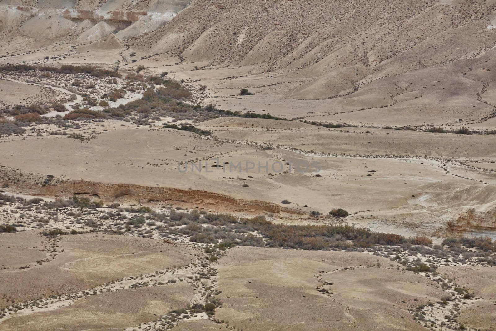 Maktesh Ramon place in the Negev desert, Israel