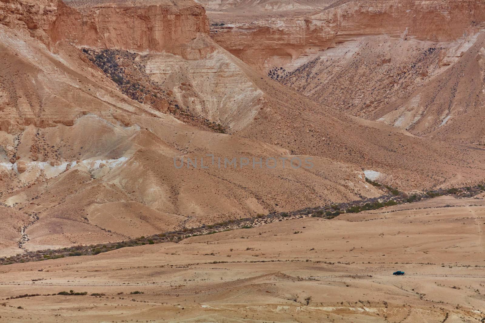Maktesh Ramon place in the Negev desert, Israel